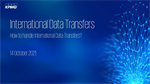 How to handle International Data Transfers?